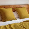 Parure de lit  percale de coton bio | Ocre