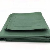 Parure de lit percale de coton bio | Vert cèdre