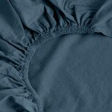 Drap housse | Bleu nuit